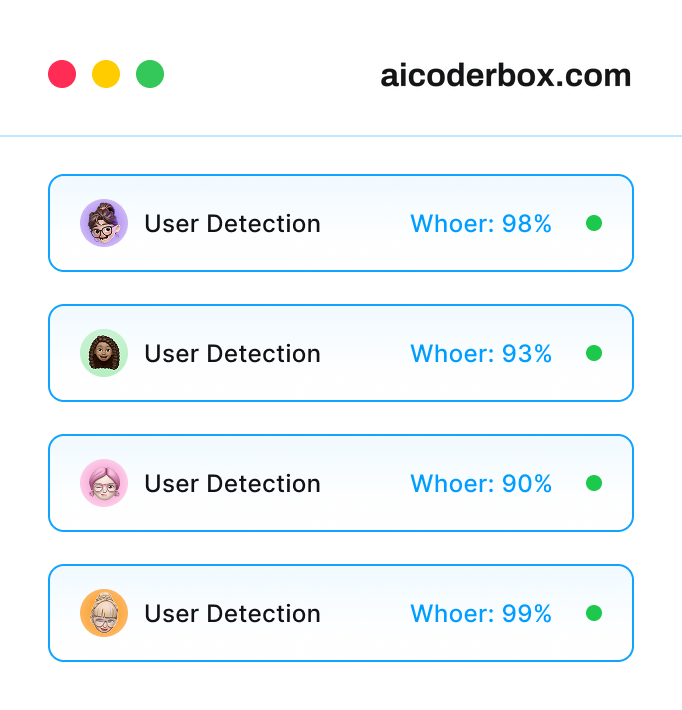 AICoderBox AI编程盒干净独享 IP 与多账号稳定登录示意